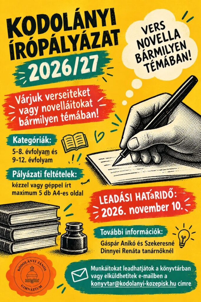 Kodolányi írópályázat