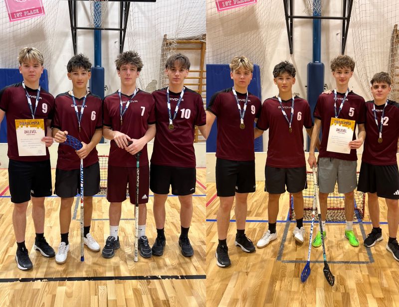 V. és VI. korcsoportos fiú floorball diákolimpia megyei döntőj